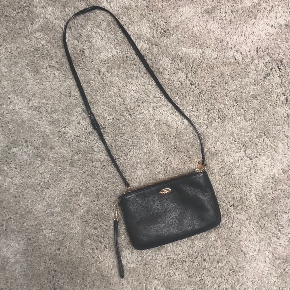 Coach Handbags - Coach Black crossbody bag.